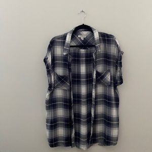 nwot short sleeve flannel